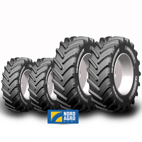 380/70R24 Michelin Omnibib  125D  és 480/70R34 Michelin Omnibib  143D  garnitúra