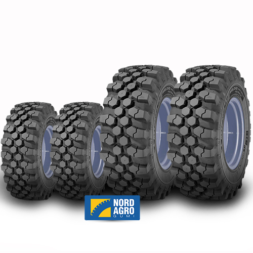 340/80R18 Michelin Bibload Hard Surface 143A8/143B  és 440/80R28 Michelin Bibload Hard Surface 163A8/163B  garnitúra